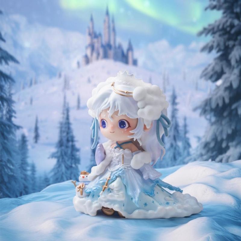 Genuine Qiaoqiao Flower Fairy Whisper Series Kawaii Anime Girl Figure Collectible Perfect Christmas Gift Toy