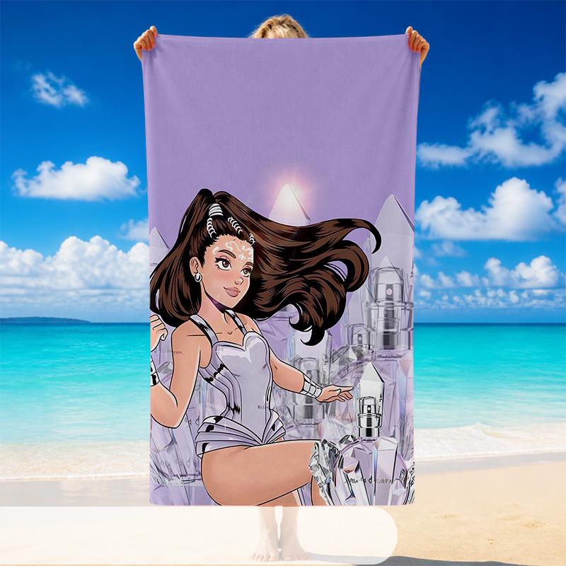 Ariana Grande Beach Towel, Soft Large Absorbent Towel For Beach Swimming Pool Travel Vacation
