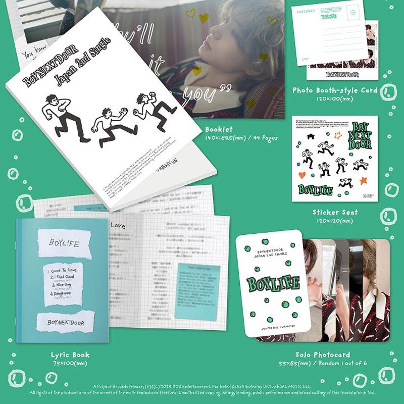 BOYNEXTDOOR JAPAN 2nd Single BOYLIFE