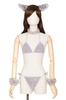 Clearstone SugarPet Cosplay Halloween Silver Wolf Costume for Women, Gray