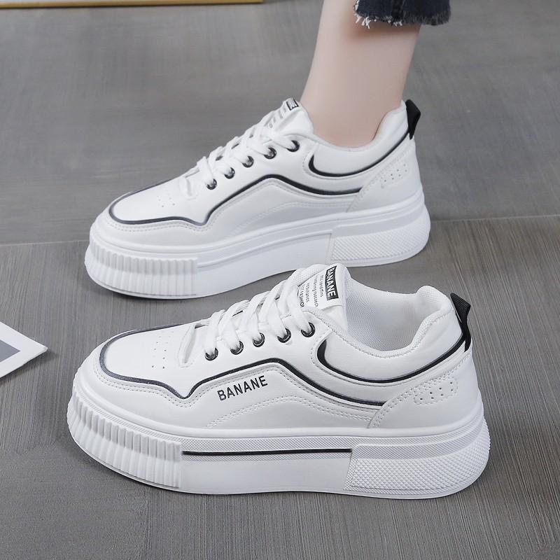 

Super Light Platform White Shoes Women s Spring and Autumn New Casual All-Matching Platform Tide Shoes Women 35 белый