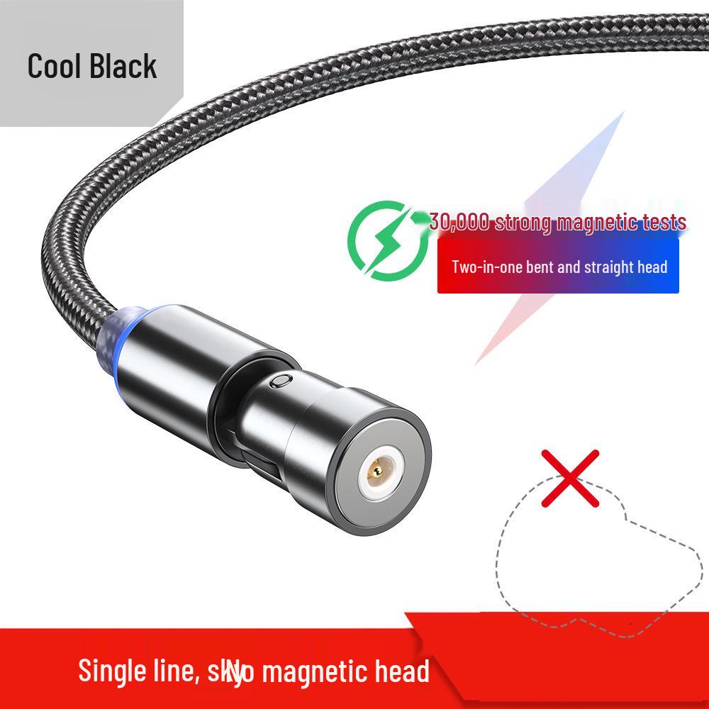 New 540° Rotating Magnetic Charging Cable for Apple, Android, Type-C & Huawei Devices