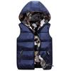 2024 New Girls' Reversible Camouflage Hooded Vest: School Uniform for Middle & Big Kids, Autumn/Winter Cotton