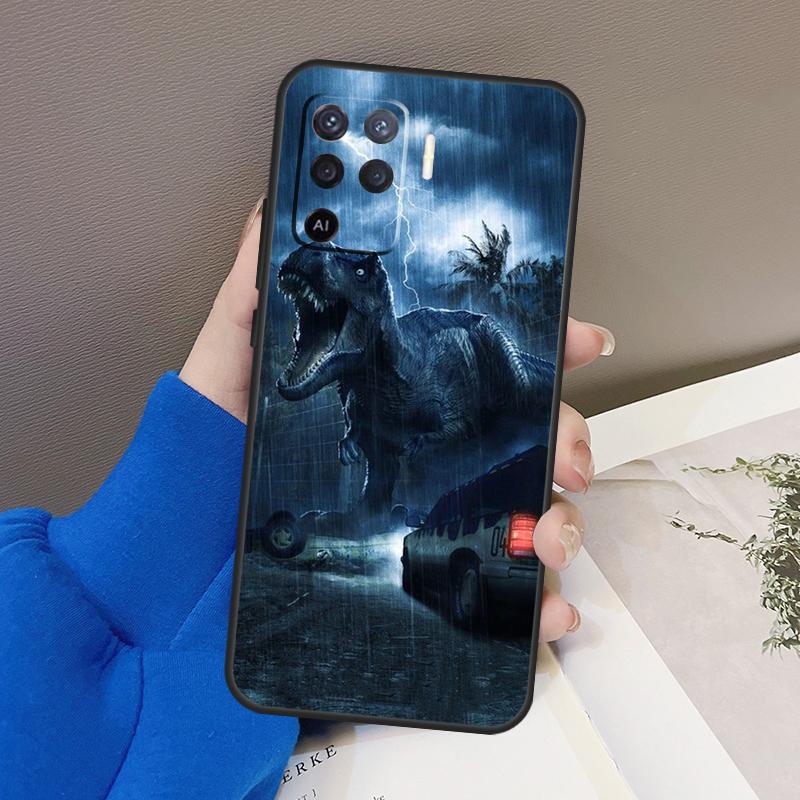 Jurassic Dinosaur Case For Oppo A76 A16 A96 A17 A18 A60 A80 A40 A38 A58 A78 A98 A94 A74 A54 A15 A57 A77 A5 Pro