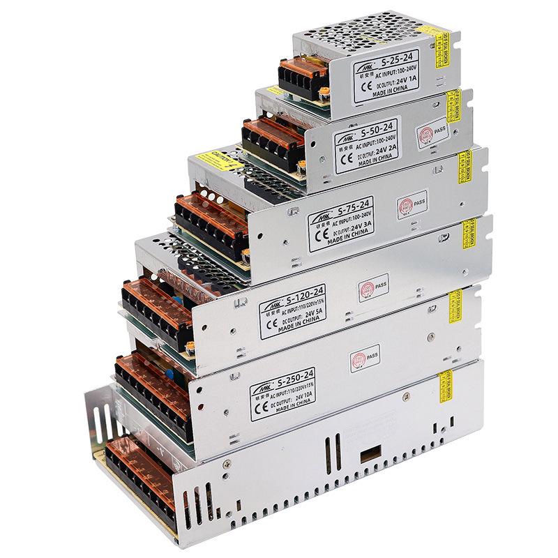 220V AC To 24V DC LED Transformer Adapter - 1A, 2A, 3A, 5A, 10A, 15A