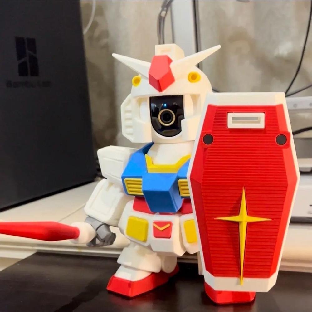 Cute 3D Printed Robot Cover for Security Cameras Compatible For Xiaomi C700 Kawaii Home Decoration