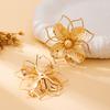 Women's Earrings Women's Hollow Flower Earrings Are Sweet and Romantic, Suitable for Daily Wear and Vacation Wear
