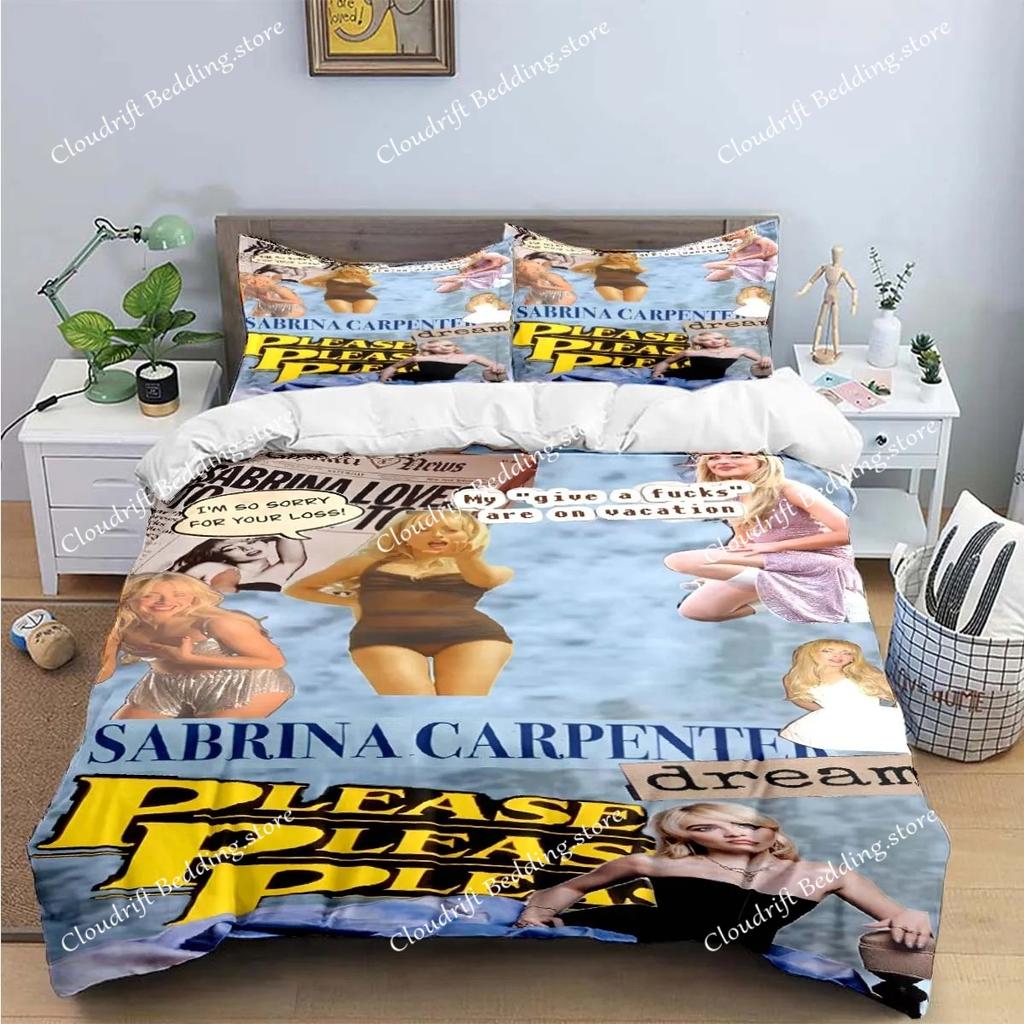 Hot Pop Female Singer S-Sabrina Bedding Sets Bed Supplies Set Duvet Cover Bed Comforter Set Bedding Set Luxury Gift