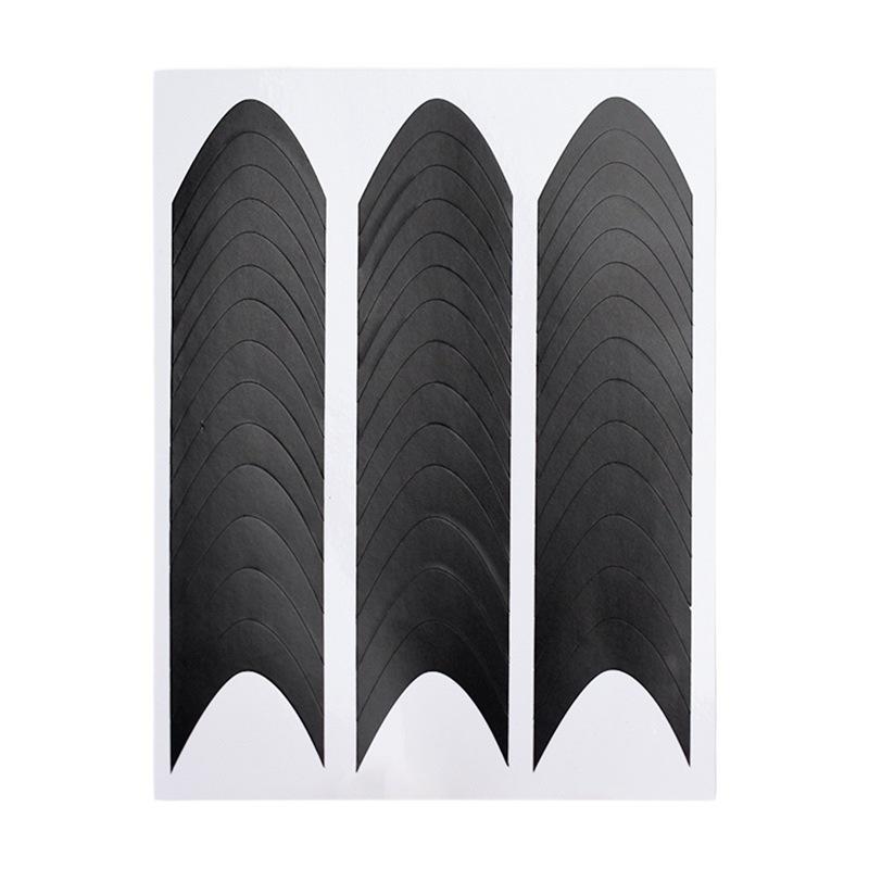 Net Red French Gradient Nail Art Stencil Stripes Anti-spill Stickers