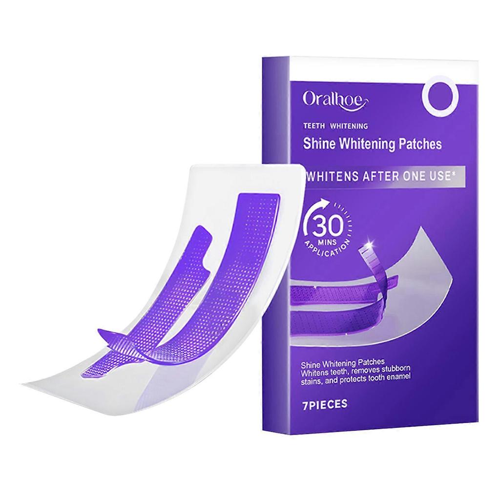 Shine Teeth Whitening Strips Mild & Natural Teeth Care Product for Enamel Safe Stain Removal - Perfect for Daily Use