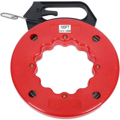 A96I-ATE Tools, Fish Tape Hand Wire Puller Fishtape, Wire Pulling Reel Electrician Cable Fishing Tools