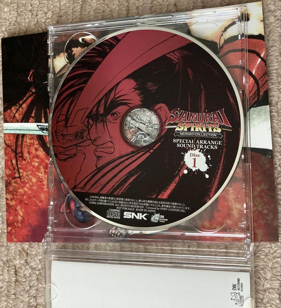 [USED] Samurai Spirits Neo Geo Collection Soundtrack CD Art Book