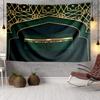 Golden Mosque Silhouette Tapestry, Unique Design Tapestry, Wall Decor for Bedroom,Livingroom, Playroom,Heartwarming Fan Holiday Gifts