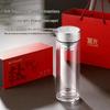 Fuguang Pure Titanium Nano Antibacterial Double-Layer Glass Tea Bottle