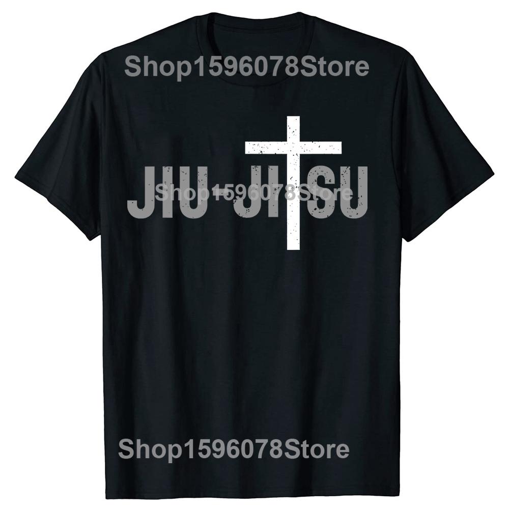 Funny Jiu Jitsu Christian TShirt Summer Men Women Clothing Fashion T Shirts Cotton Short Sleeve Oversized Tshirt Tops