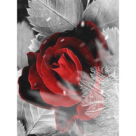 huacan 5D DIY Diamond Painting Rose Diamond Mosaic Embroidery Needlework Cross Stitch