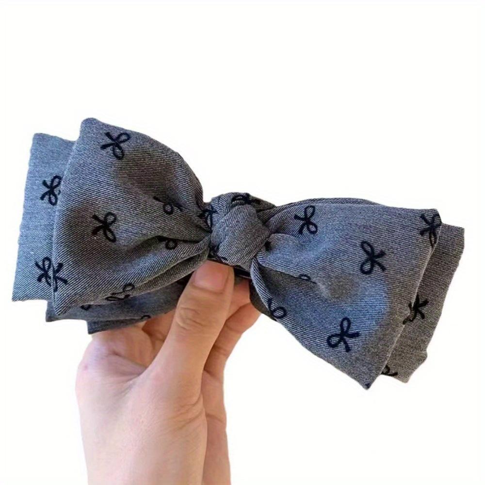 2/1 Stück Schleifen-Haarspangen-Damen Modische Pferdeschwanz-Klammern,Große Süße Hinterkopf-Haarspangen,Perfekt Passend zum Lebensstil