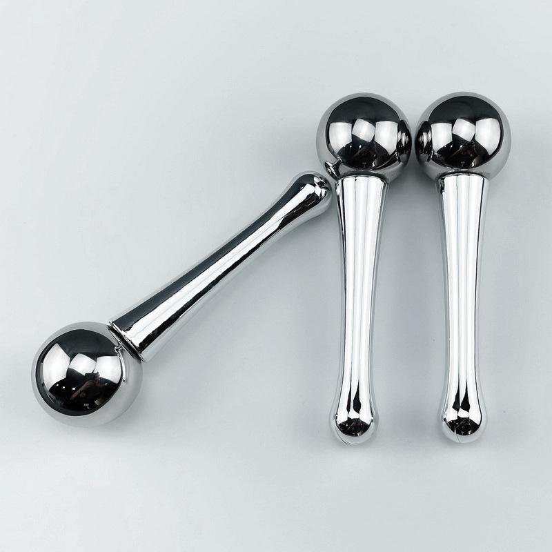 304 Stainless Steel Rotatable Ice Ball Eye Massager Handheld Cold Facial Massage Beauty Tool
