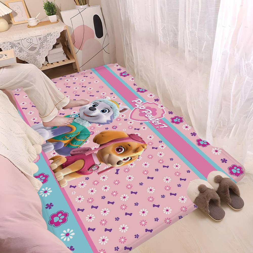 Anime P-Paws-P-PatrolS-Cute Door Mat Washable Non-Slip Living Room Sofa Chairs Area Mat Kitchen Doormat Area Rug