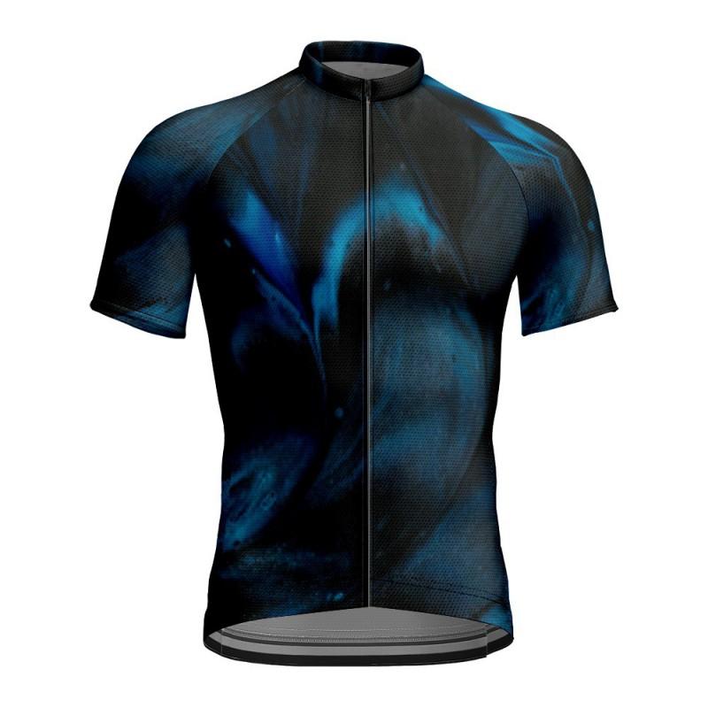 Mens Womens Short Sleeve Cycling Jersey Breathable Quick-Dry Bike Shirt Road Racing Team Wear