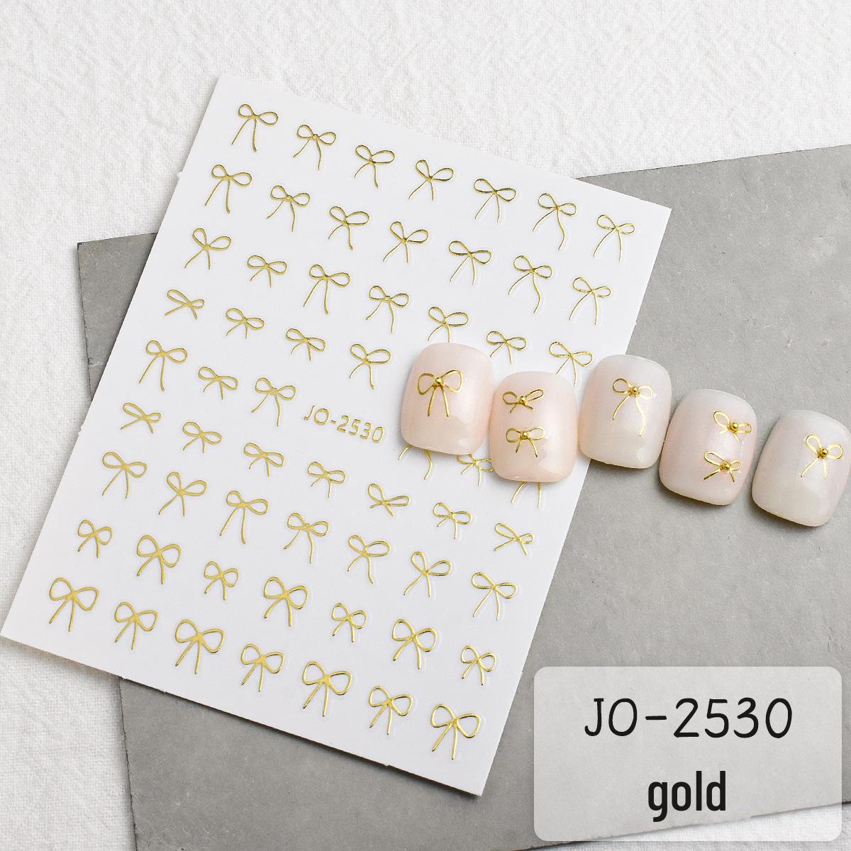 

2024 Модные наклейки для ногтей с французским бантом — самодельные линейные ленточные наклейки