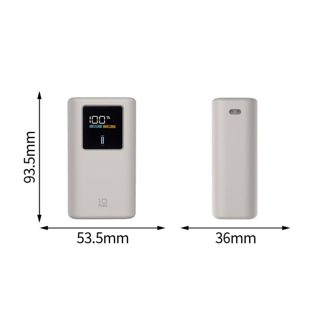 Shockproof Silicone Case Carrying Case for CUKTECH Model 10 Mini 10000mAh 55W Power Bank Travel
