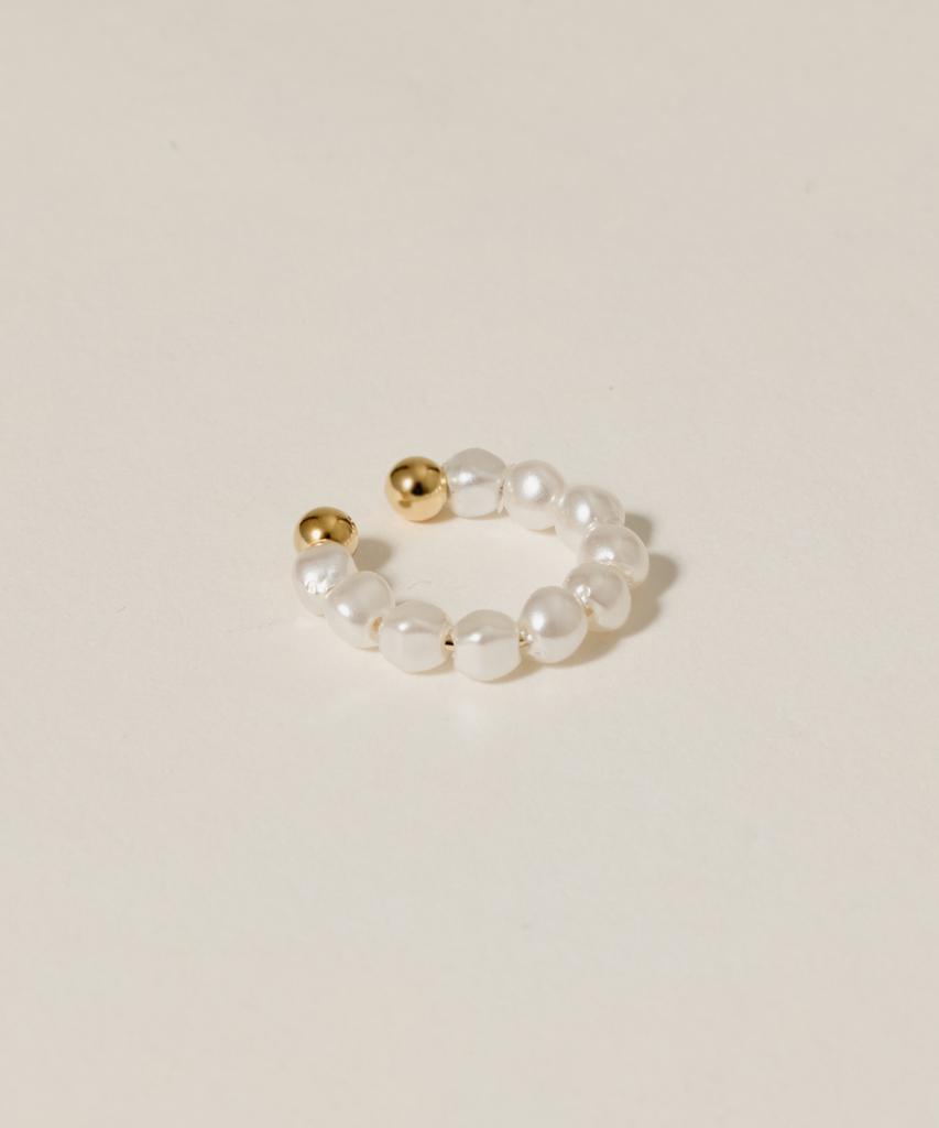 Novice Tokyo Baroque Pearl Ear Cuff / Gold