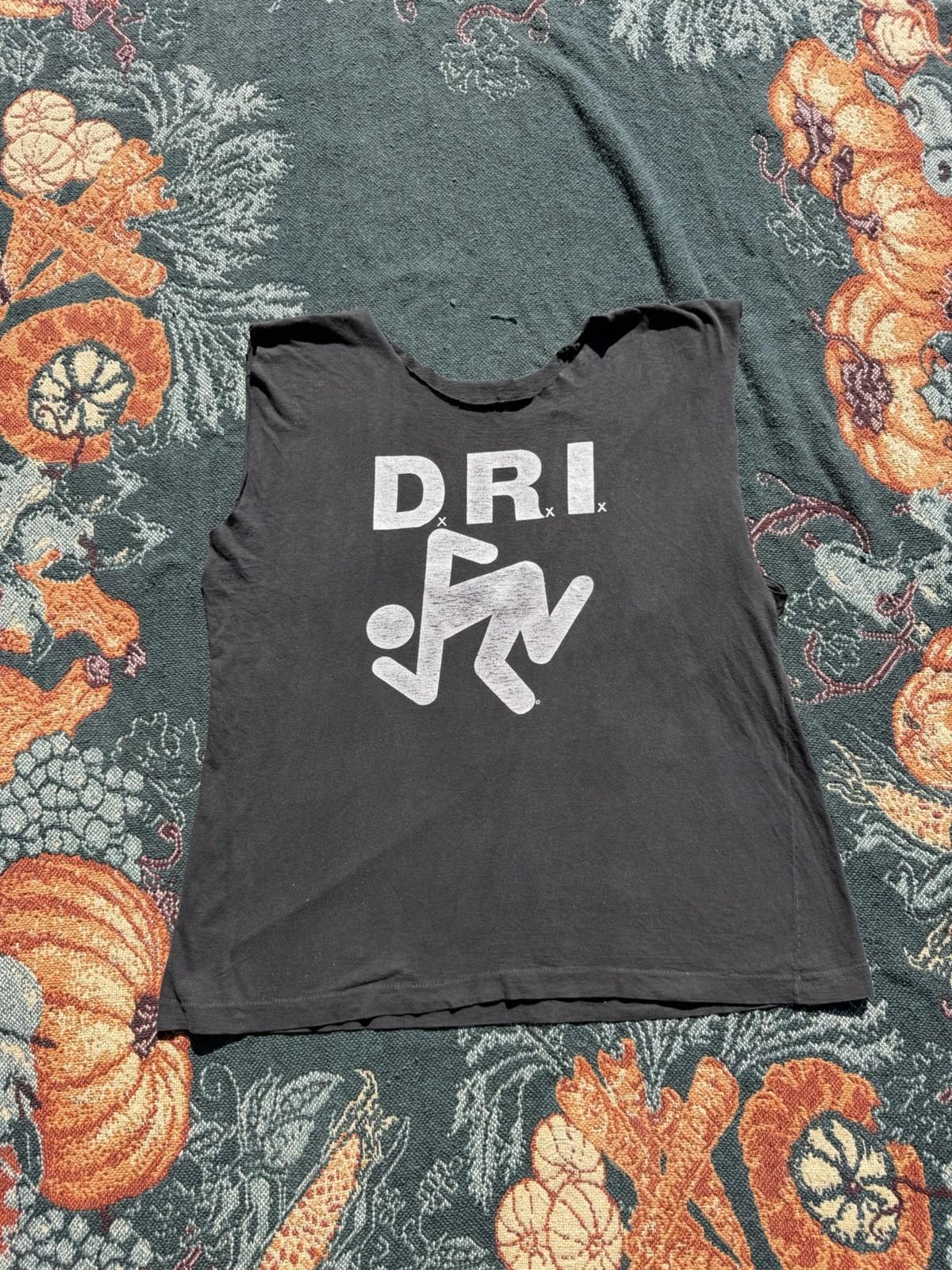 Vintage 90s DRI Dirty Rotten Imbeciles Thrashed Distressed Mens Shirt Large Unisex T-Shirt L