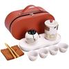 Chá Xún Portable Ceramic Tea Set with Quick Cups