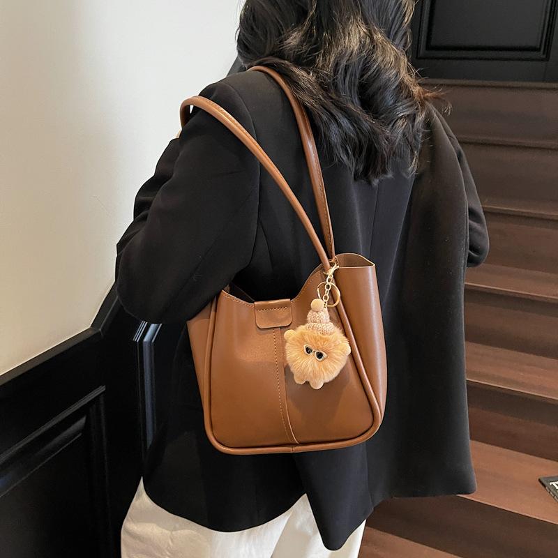 Premium Tasche Damen neue Nische heute beliebte Schultertasche große Kapazität Pendler-Tasche Bucket Bag