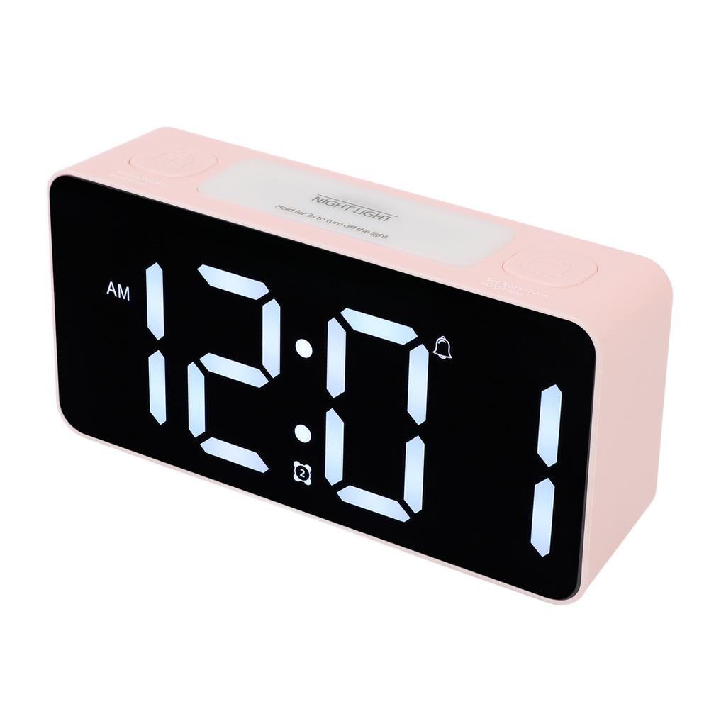 Bardzo głośny budzik z wibratorem pod łóżko Duży wyświetlacz LED Budzik wibrujący z kablem