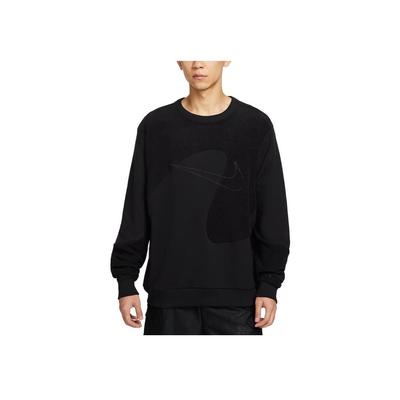 Nike Bluza z długim rękawem i okrągłym dekoltem Męska bluza Czarna HV1909-010