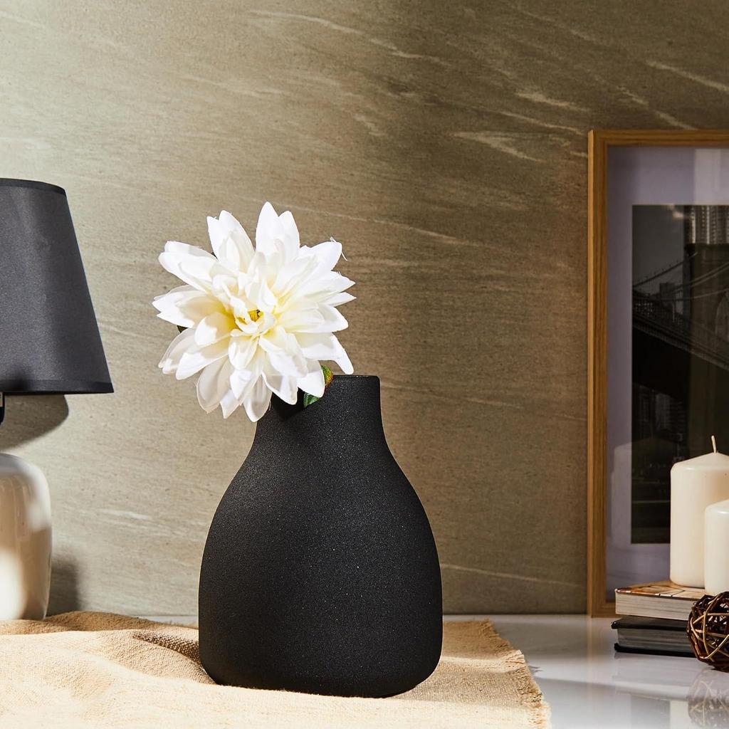 Flower Vase with Rust-Resistant Coating | Stylish and Easy-to-Clean Finish | Compact Design for Modern Décor | Bouquet Vase (Small)