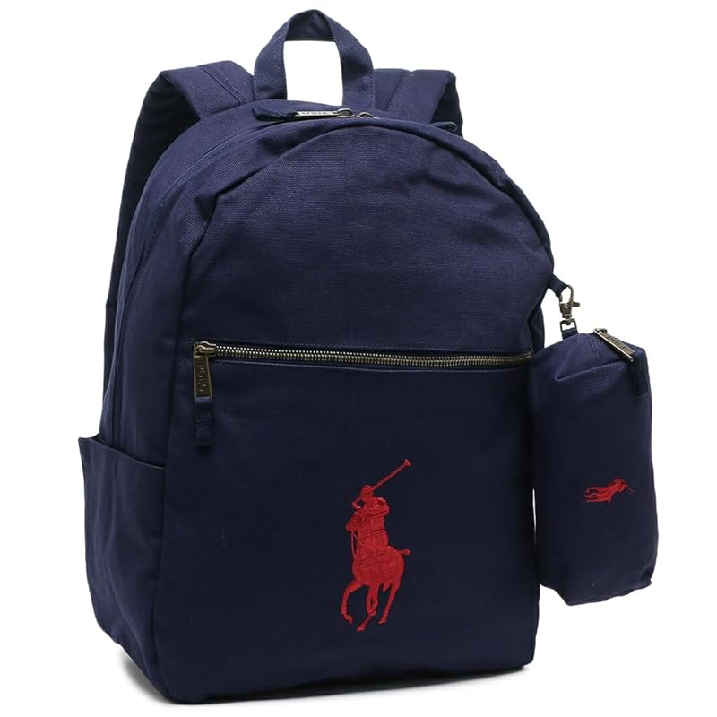 

[POLO RALPH LAUREN] [Polo Ralph Lauren] backpack backpack navy red ladies 9AR071 BCV A4 compatible [product]