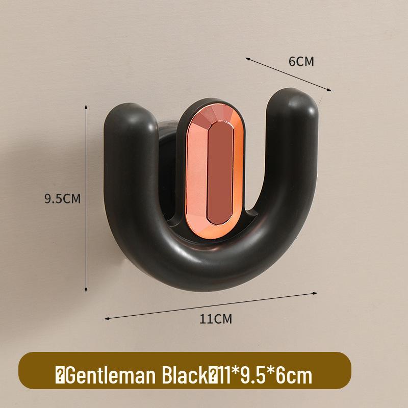 Strong Suction Cup Slipper Rack: Vacuum Press, No-Drill Hook for Bathroom Door, 5KG Load-Bearing.