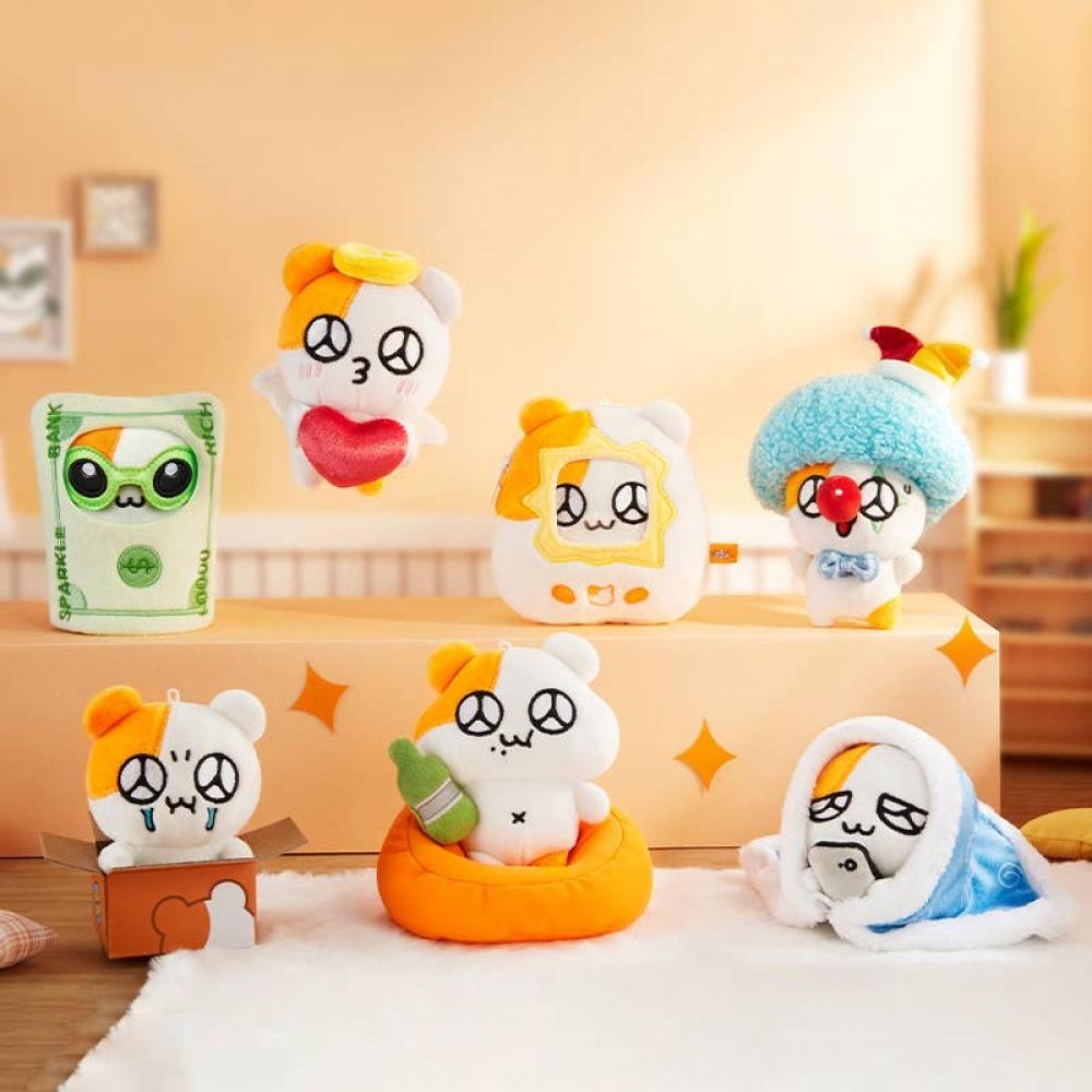 

Null Glitter HamSter HamSter S Daily Life SerieS Trading pluSh 1box 6pcS