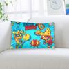 Superthings Rectangle Pillowcase Cushion Cover Decorative Bedroom Bed Home Comfort Throw Pillow