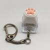 Silicone Cat Claw Keychain Keyboard Pressure Reducing Button Shaft Tester Pinching Block For Stress Relief
