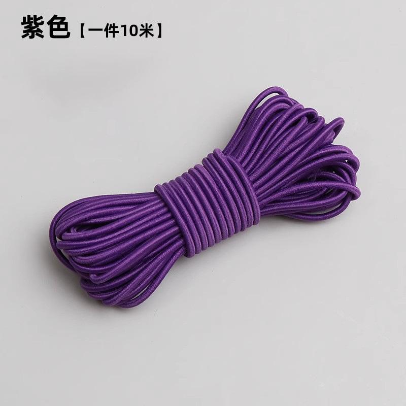 Hohe elastische elastische Seil langlebiges rundes elastisches Band rundes Gummiband Rinderband Seil elastisches Verstellseil elastisches Drahtseil dünn