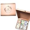 SOL Wooden Premium Green Tea Gift Box | 6 Wellness Teas | 60 Total Tea Bags | Assorted Tea Bags Gift Box | Corporate Gifting