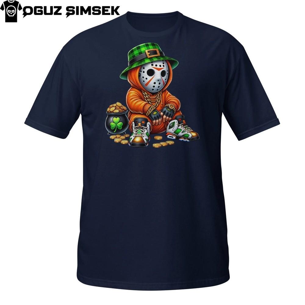 

Забавная ирландская футболка Джейсона – футболка хип-хоп лепрекона с графикой трилистника 3XL