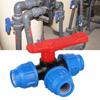 High Performances Diameter 32mm 3 Way Round Valves for Efficient Water Direction Control in Sturdy Plastic Pipes