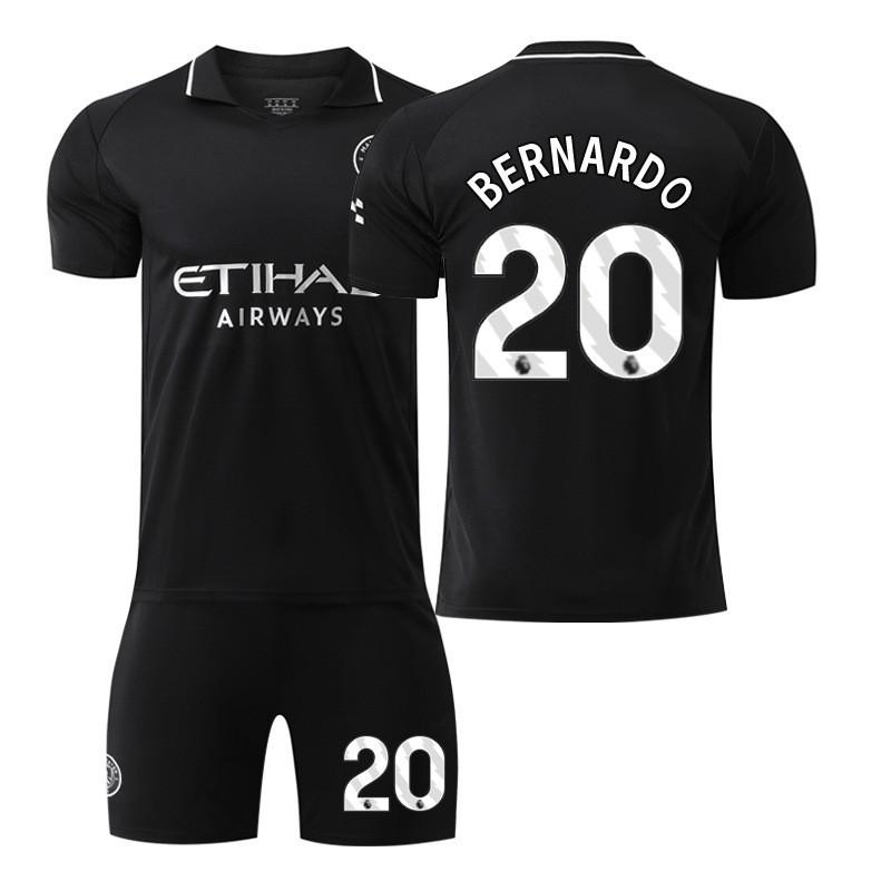 25-26 Manchester City Auswärts Nr. 9 Harland Fußballuniformen Set Herren 10 Galish 47 Foden 16 Rodrigo