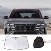 Car Sun Shade Windshield Window Sunshade Cover For Hyundai Tucson 2024