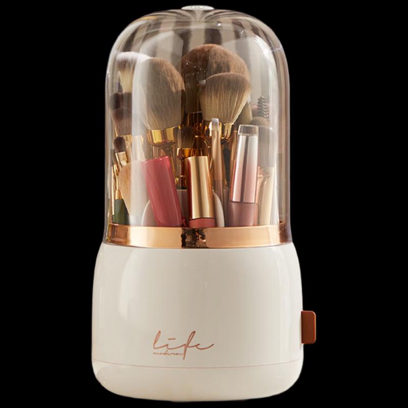 Прозрачный вращающийся на 360 градусов держатель для кистей для макияжа