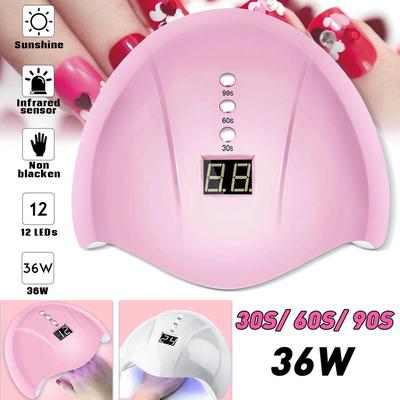 12LEDs LED Nail Dryer UV Lamp Light Nail Gel USB Manicure Gel Polish Nail Art Tools Manicure Machine