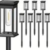 Solar Pathway Lights Outdoor Solar Lighting Garden Lamp Waterproof Landscape Lights Walkway Driveway Lawn Light Garden Decor New