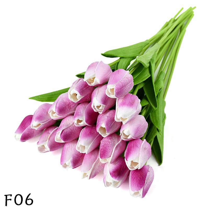 5/10pcs PU Tulip Simulation Flower Artificial Flowers Fake Tulips Real Touch Flower Arrangement Bouquet for Home Wedding Decor