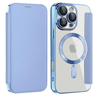 Luxury Transparent Flip Leather Wallet Magnetic Phone Case For iPhone 15 16 Pro Max 14 13 12 11 Slot Card Bag For Magsafe Cover0