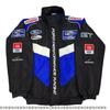 Men Women Vintage Racing Style Windproof Cycling Jacket Lightweight Embroidered Motorcycle Riding Outerwear